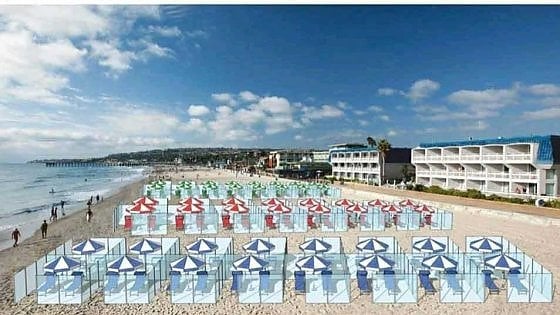 box in spiaggia