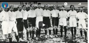 prima partita di calcio dell'Italia