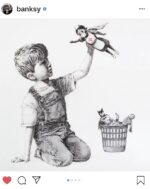 All'asta l'omaggio di Banksy